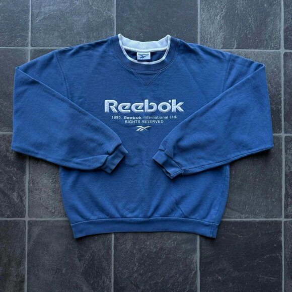 Reebok Women's Blue Sweatshirt - Picture 1 of 6